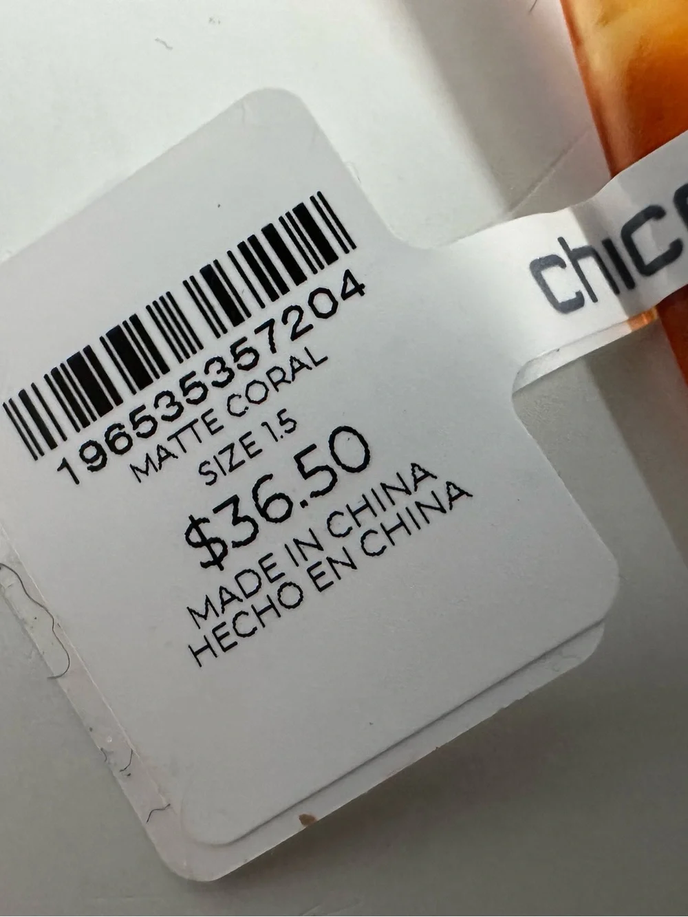 Chico's Matte Coral 1.5 Readers with Case & Cloth - NWT